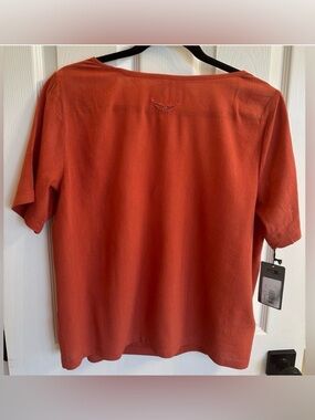 Zadig & Voltaire Open Back Ella Tee Size Medium $138 NWT